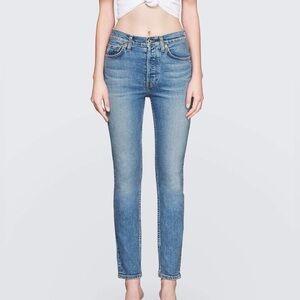Re/Done | Levi’s Comfort Stretch High Rise Crop Jeans